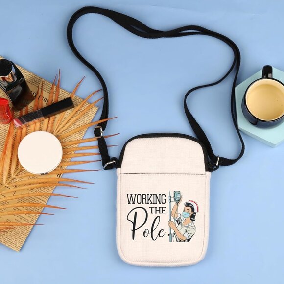 High-Quality Canvas Crossbody Bag for Nurses - Ideal Gift for Any Occasion - Picture 4 of 7